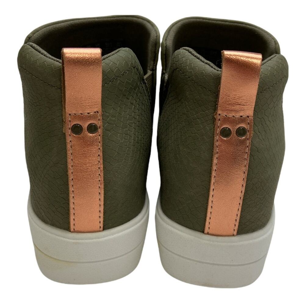 Ryka Vera Women High-Top Sneaker Size 8.5 W Green Hidden Wedge Heel Slip-On New - Picture 6 of 9